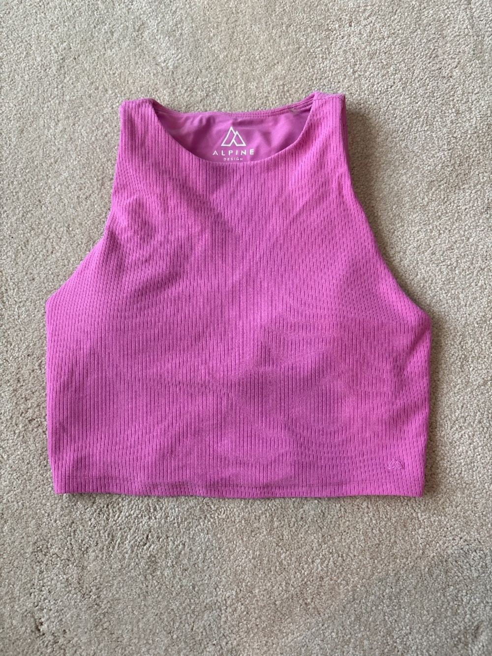 Pink alpine design size xs athletic tank top